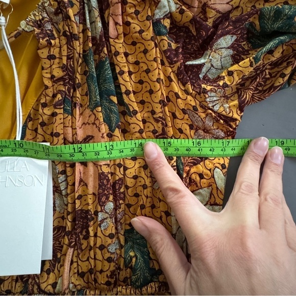 Ulla Johnson Yellow Noemi Halterneck Midi Dress - Picture 12 of 16